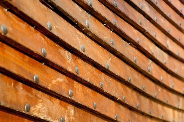 stock image Boards with rivets