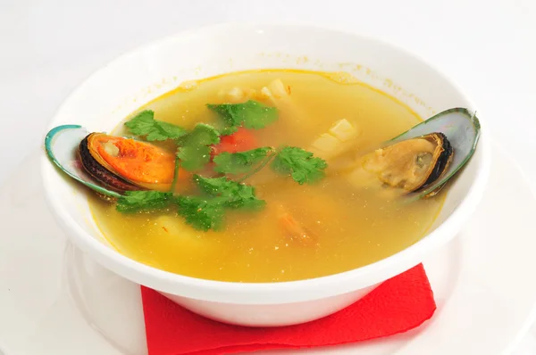 Soup from seafoode — Stock Photo, Image