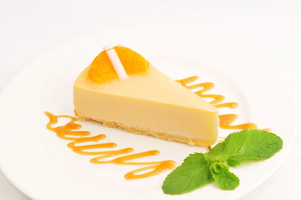 Tarta de queso Imagen de stock