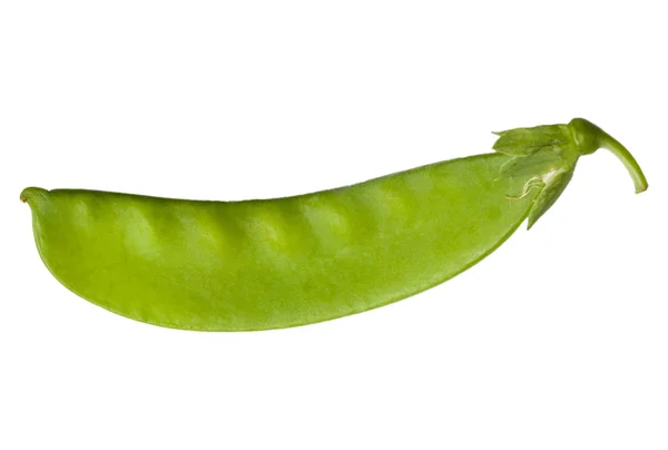 Zelenina hrášek izolované na bílém Stock Obrázky