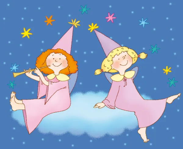 Two little fairies — Stock Photo, Image