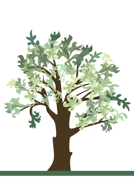 Green tree — Stock Vector