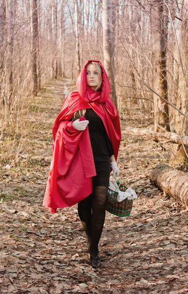 Kırmızı Başlıklı Kız — Stok fotoğraf