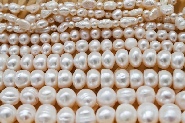 Several strands of pearls — Stock Photo, Image
