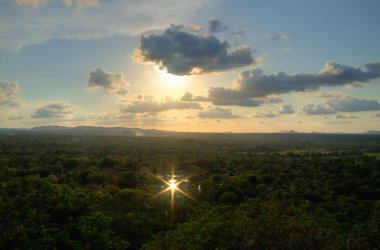 sigiriya muhteşem gün batımı