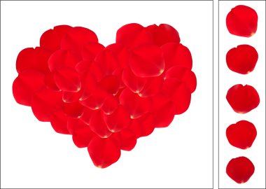 Scarlet heart clipart