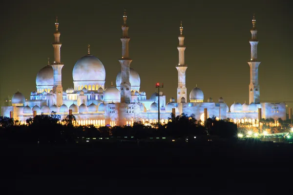 Mesquita iluminada — Fotografia de Stock