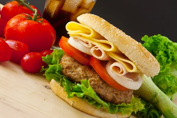 Big Burger — Stock Photo, Image