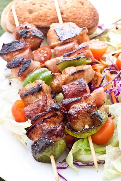 Chicken kebab — Stock Photo, Image