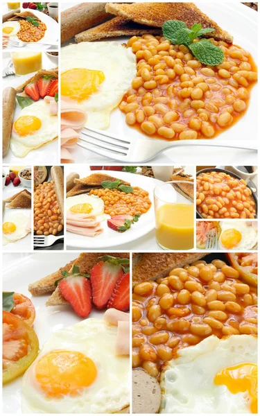 Collage colazione — Foto Stock