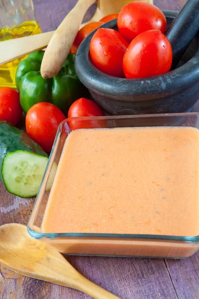 Sopa de gazpacho — Foto de Stock