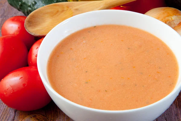 Gazpacho çorbası — Stok fotoğraf