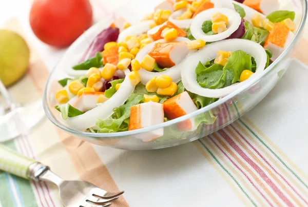 Surimi salad — Stock Photo, Image