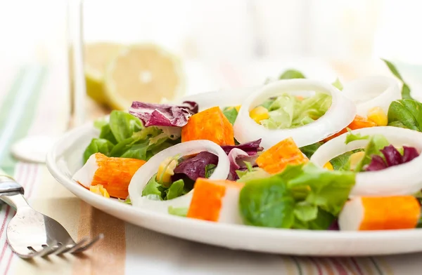 Surimi salad — Stock Photo, Image