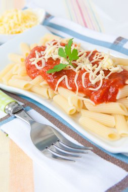 Pasta and tomato clipart