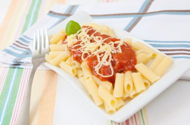 Pasta and tomato clipart