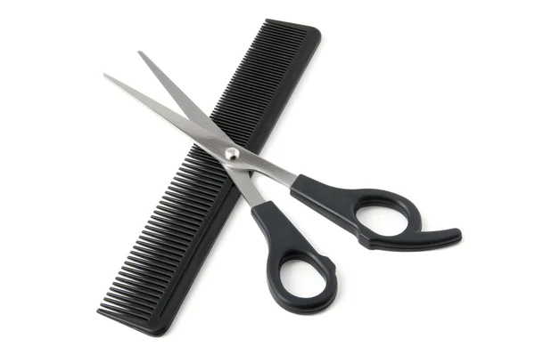 Comb and scissors Stock Picture