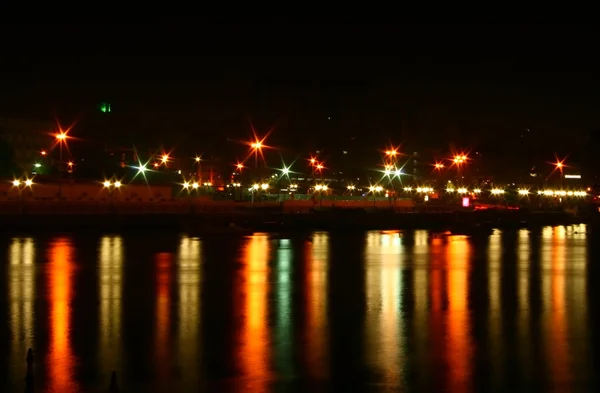 在晚上的城市 — 图库照片