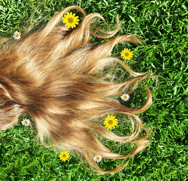 Closeup για όμορφα μαλλιά — Φωτογραφία Αρχείου