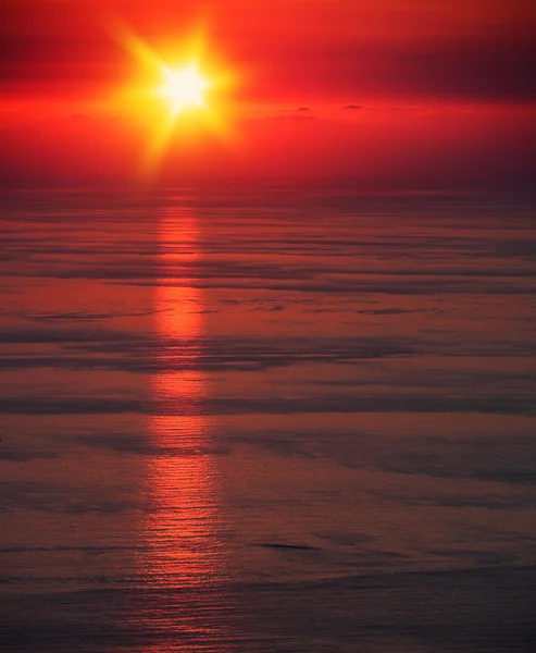 바다 일몰 — 스톡 사진