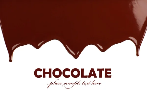 Koyu tatlı çikolata kenarlık — Stok fotoğraf