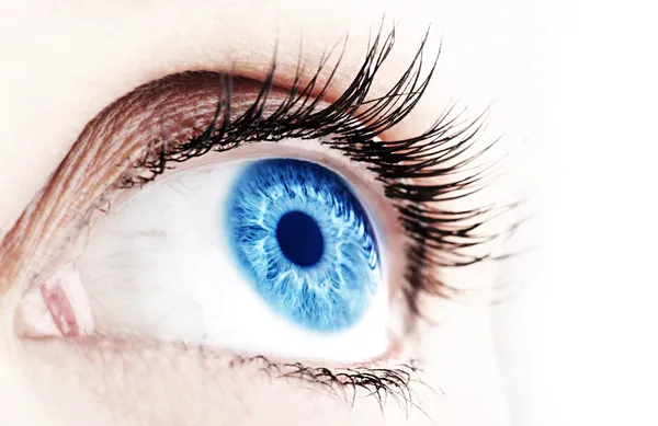 Abstrakt blå öga — Stockfoto