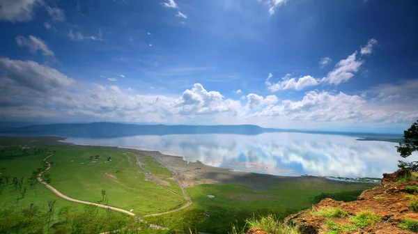 Ειρηνική άποψη σχετικά με τη λίμνη Νακούρου — Φωτογραφία Αρχείου