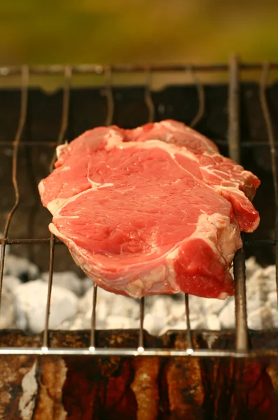 Bistecca di manzo barbecue — Foto Stock