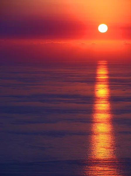 Seascape západ slunce — Stock fotografie