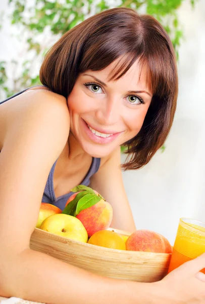 Portrait of healthy young woman — Stock Photo, Image