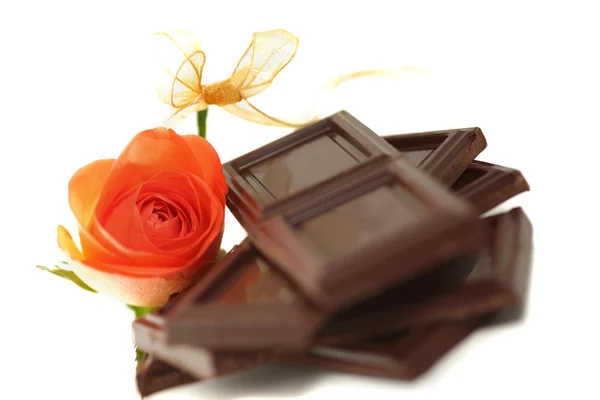 Sweets & rose — Stock Photo, Image