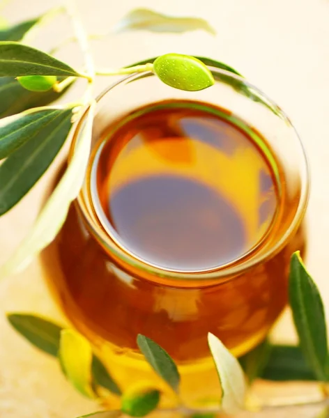 Maturare olive verdi fresche — Foto Stock