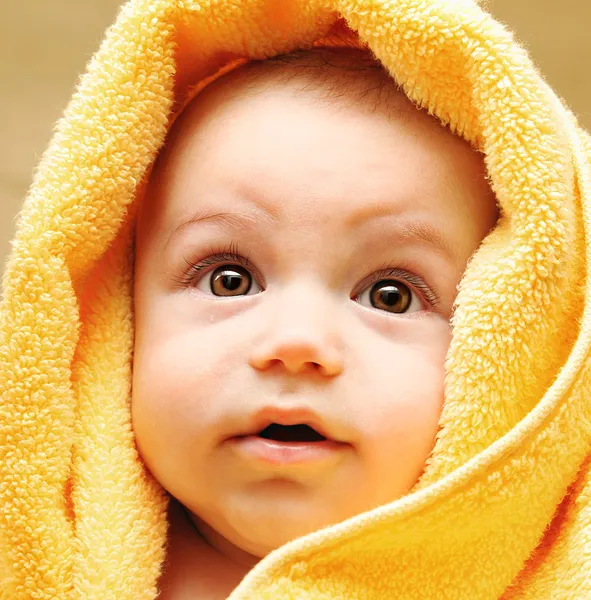 Linda cara de bebé — Foto de Stock