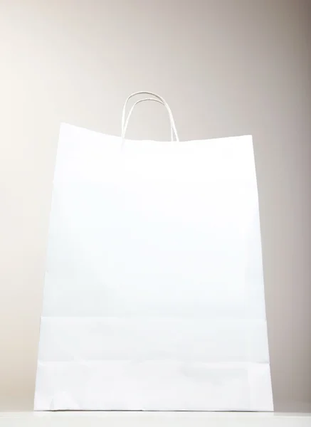 White Shopping Bag — Stock Photo, Image