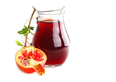 Pomegranate juice clipart