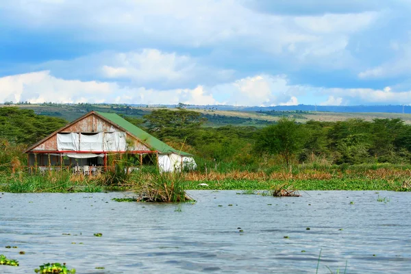 Туристический курорт на озере Найваша — стоковое фото