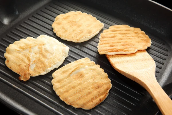 stock image Cooking pancakes