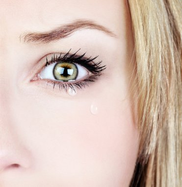 Crying woman clipart