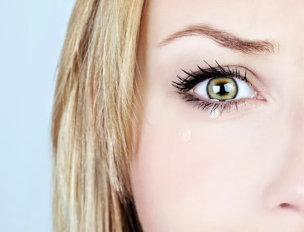 Mujer llorona — Foto de Stock