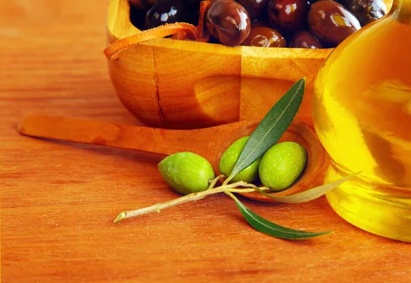 Närbild på oliver — Stockfoto
