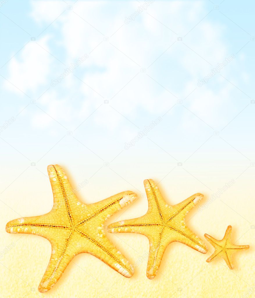 Summertime vacation abstract background