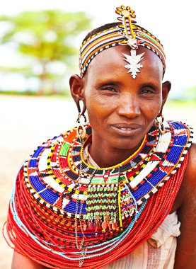 Afrikalı kabile kadın