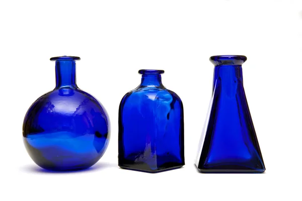 三个蓝瓶 — 图库照片