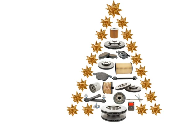 Vánoční stromek pro automobilový průmysl Royalty Free Stock Obrázky