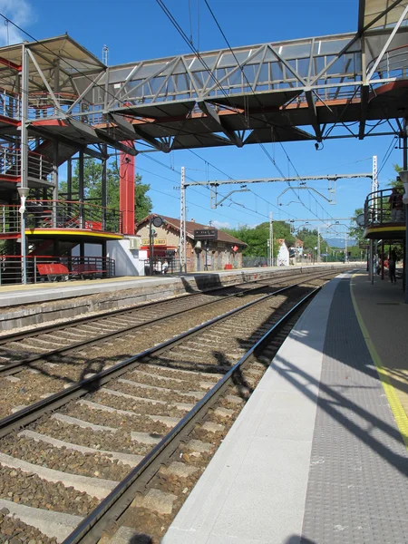Järnvägsstation — Stockfoto