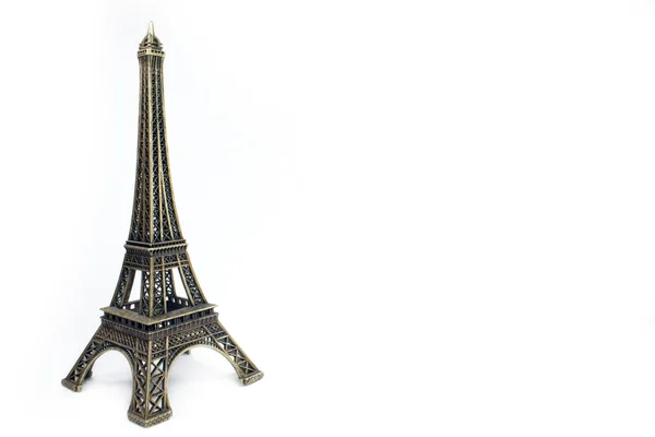 Torre Eiffel sobre fondo blanco — Foto de Stock