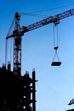 Construction crane clipart