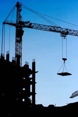 Construction crane clipart