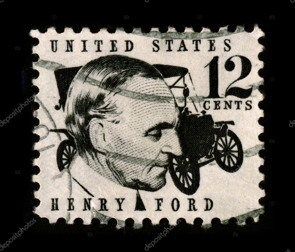 Postal stamp henry ford #6