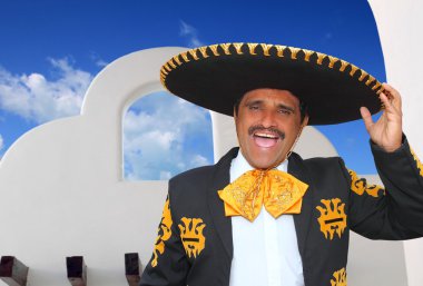 charro mariachi portre şarkı Meksikalı evde